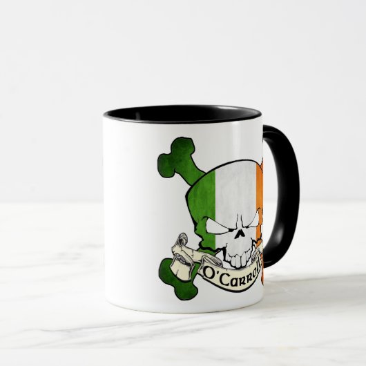 O'Carroll Irish Skull Mok (Voorkant rechts)