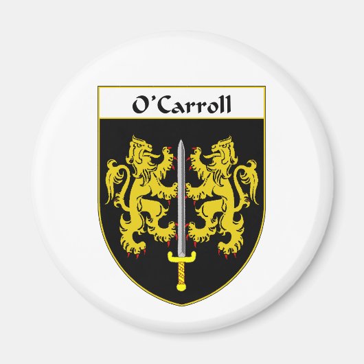 O'Carroll Wapenschild/Familie Crest Magneet (Voorkant)