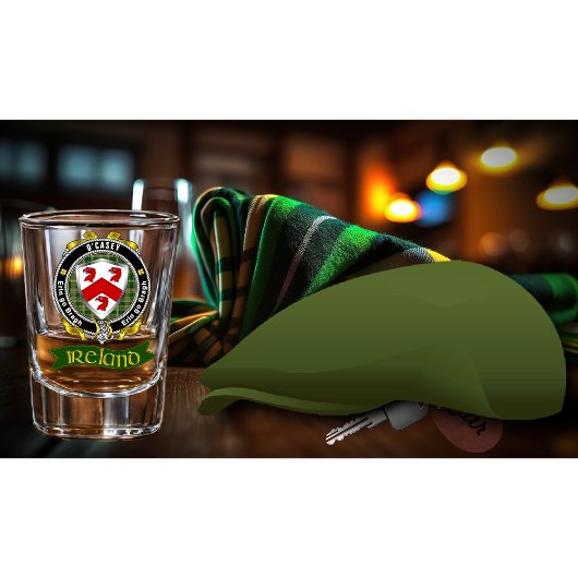 O'Casey/Casey Iers gepersonaliseerd borrelglas Shot Glas