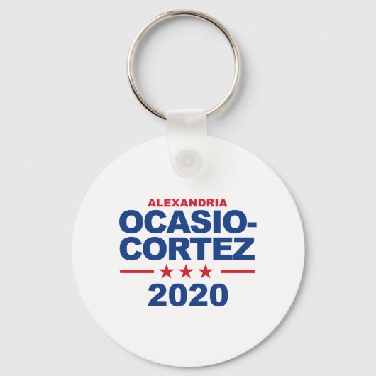 Ocasio-Cortez 2020 Sleutelhanger (Voorkant)