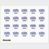 Ocasio-Cortez 2020 Vierkante Sticker (Vel)