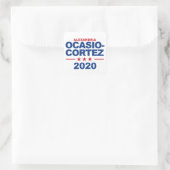 Ocasio-Cortez 2020 Vierkante Sticker (Tas)