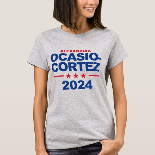OCASIO-CORTEZ 2024 T-SHIRT (Voorkant)