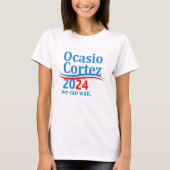 OCASIO CORTEZ 2024 T-SHIRT (Voorkant)