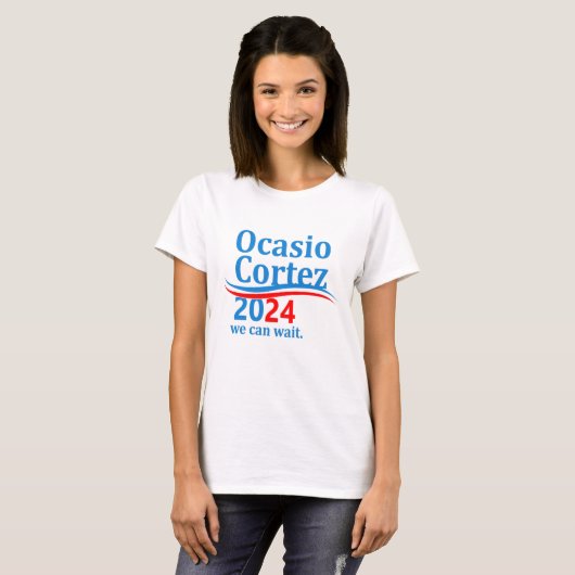 OCASIO CORTEZ 2024 T-SHIRT (Voorkant volledig)