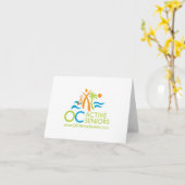 OCAtiveSeniors Logo Note Kaart (Gele Bloem)