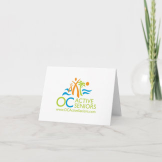 OCAtiveSeniors Logo Note Kaart