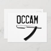 Occam's Razor Briefkaart (Voorkant / Achterkant)