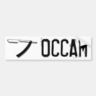 Occam's Razor Bumpersticker