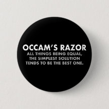 Occam's Razor Definition Science Geek