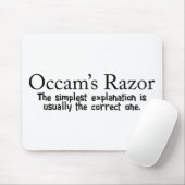 Occam's Razor Scientific Problem Solution Muismat (Met muis)