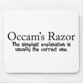 Occam's Razor Scientific Problem Solution Muismat (Voorkant)