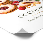 Occhi di Bue – Italiaans Vintage Dessert Poster (Hoek)