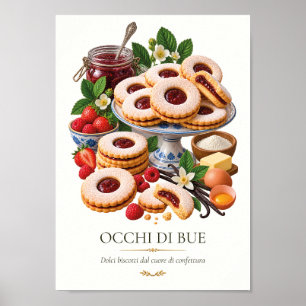 Occhi di Bue – Italiaans Vintage Dessert Poster