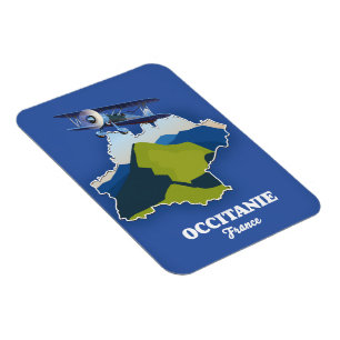 Occitanie Frankrijk reis kaart Magneet