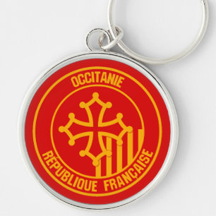 Occitanie Round Emblem Sleutelhanger