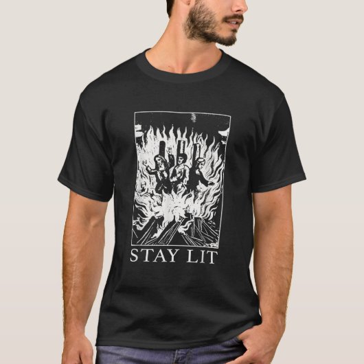 Occult Blijf in de steek Satan Devil Hell Unholy A T-shirt (Voorkant)