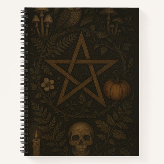 Occult Botanica Pentagram Notitieboek (Voorkant)