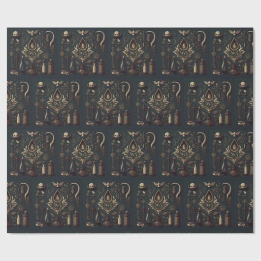 Occult donker alter inpakpapier (Vlak)