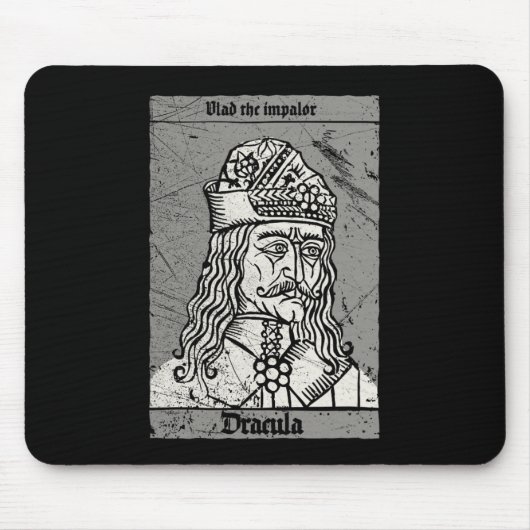 Occult Dracula - Vlad the Impaler Horror Vampire Muismat (Voorkant)
