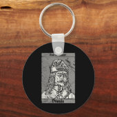Occult Dracula - Vlad the Impaler Horror Vampire Sleutelhanger (Voorkant)