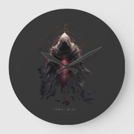 Occult Figure Dark Art Grote Klok