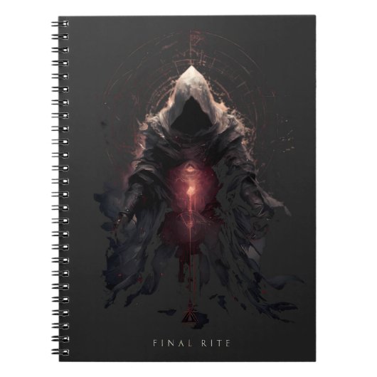 Occult Figure Dark Art Notitieboek (Voorkant)