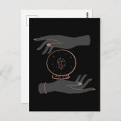 Occult Fortune Teller Wicca Gothic Witchcraft Briefkaart (Voorkant / Achterkant)
