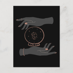 Occult Fortune Teller Wicca Gothic Witchcraft Briefkaart