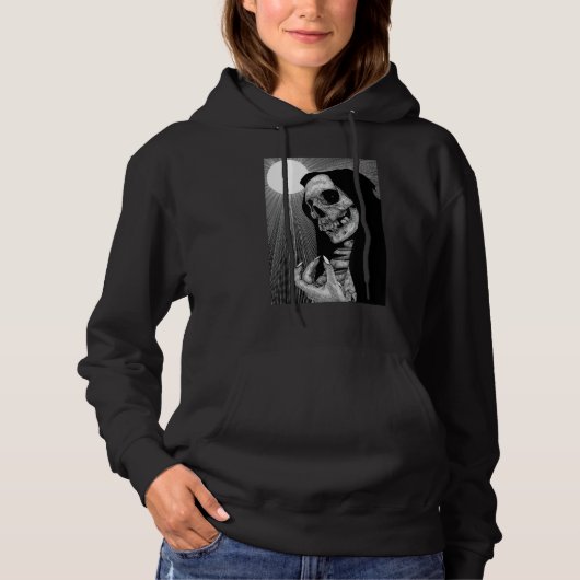 Occult Gothic Dark Satanic Unholy Witchcraft Grung Hoodie (Voorkant)