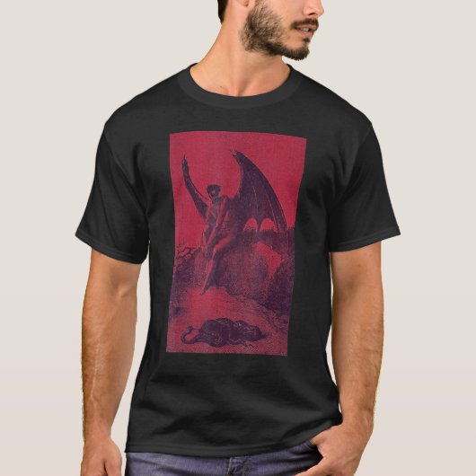 Occult Gothic Dark Satanic Unholy Witchcraft Grung T-shirt (Voorkant)