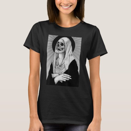 Occult Gothic Dark Satanic Unholy Witchcraft Grung T-shirt (Voorkant)