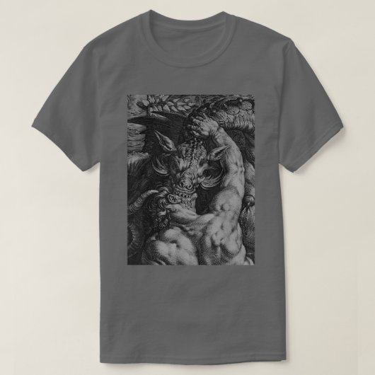 Occult Gothic Dark Satanic Unholy Witchcraft Grung T-shirt (Design voorkant)