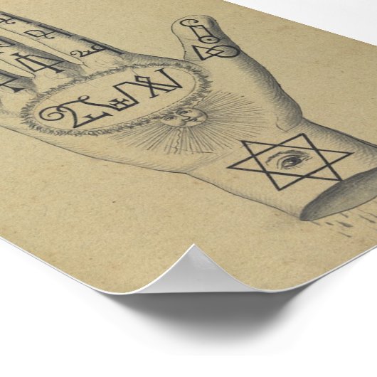 Occult Hand Poster (Hoek)