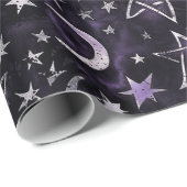 Occult Maan & Pentagram Gotisch Cadeaupapier (Rol Hoek)