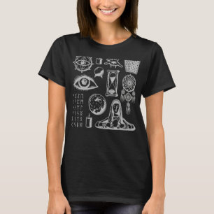 Occult Magic All Seing Eye Witchcraft Crystal Dre T-shirt