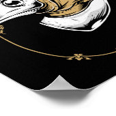 Occult Medieval Plague Doctor Poster (Hoek)