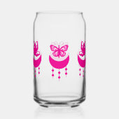 Occult Moon Butterfly Can Glass Wrap Blikvorm Glas (Voorkant)