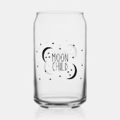 Occult Moon Child Gothic Drinkware Blikvorm Glas (Voorkant)