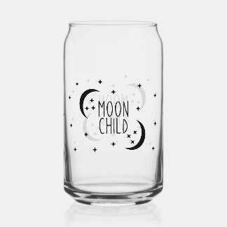 Occult Moon Child Gothic Drinkware Blikvorm Glas
