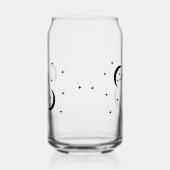 Occult Moon Child Gothic Drinkware Blikvorm Glas (Rechts)