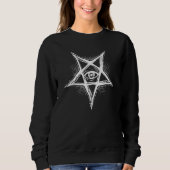 Occult Satan Witch Gothic Lucifer Baphomet  1 Trui (Voorkant)