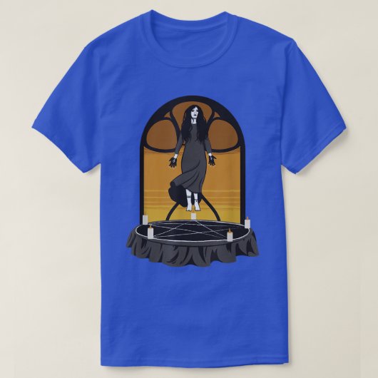 Occult Satanic Witch T-shirt (Design voorkant)