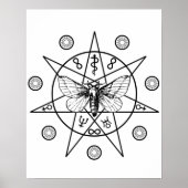 Occult Secrets Black Sigil Poster (Voorkant)