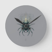 Occult Spider Mystic Geometry Dark Art Ronde Klok (Voorkant)