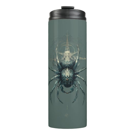 Occult Spider Mystic Geometry Dark Art Thermosbeker (Voorkant)