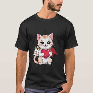 occult Spirituele Kat Engel Kitten Hemels Hart T-shirt