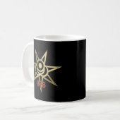 occult symbool septagram koffiemok (Voorkant links)