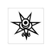 occult symbool septagram rubberstempel (Afrduk)