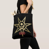 occult symbool septagram tote bag (Dichtbij)